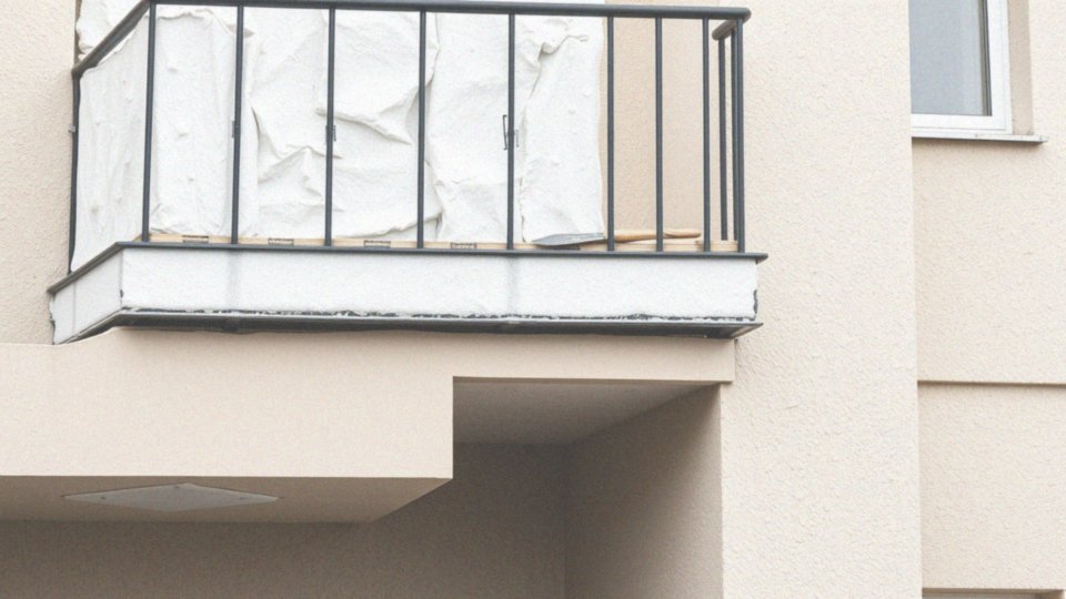 Jak ocieplenie balkonu łączy się z wykończeniem cokołów?