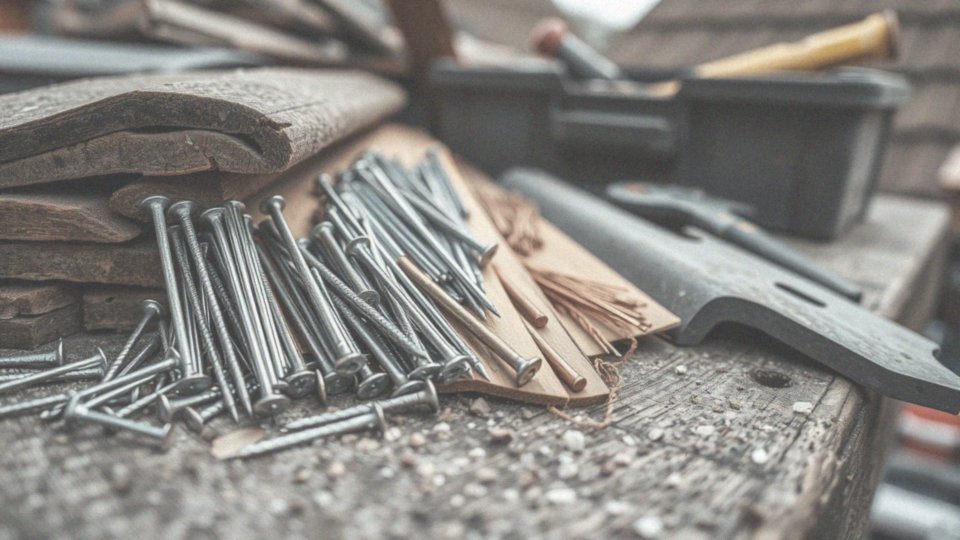 Jakie znaczenie ma dobór gwoździ w kontekście technik dekarskich?