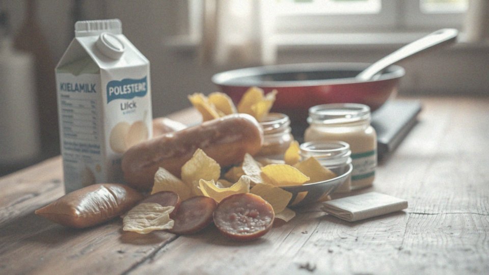 Jakie produkty są niezalecane przy wysokim cholesterolu?