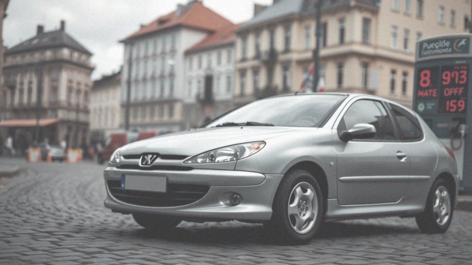 Jakie jest spalanie w mieście dla Peugeot 206 1.1?