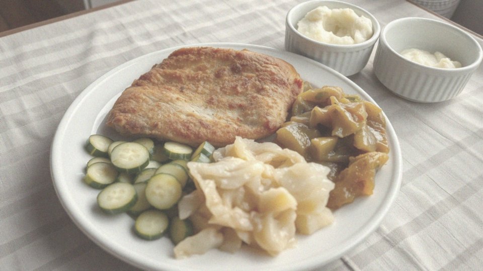 Ile kalorii mają różne dodatki do schabowego, takie jak mizeria czy kapusta?