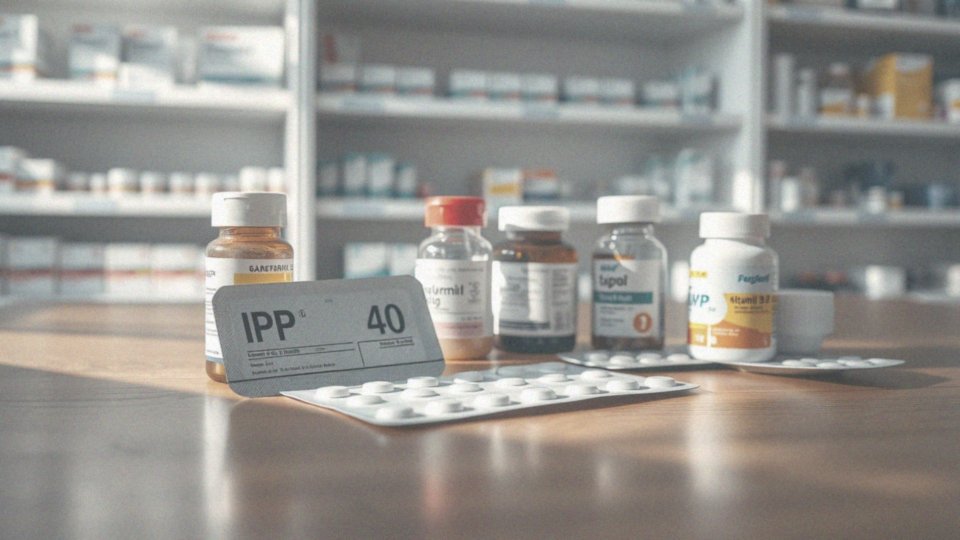 Jakie są interakcje leku IPP 40 z innymi lekami?