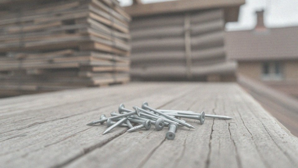 Jakie gwoździe do łat? Wybór odpowiednich gwoździ do dachu